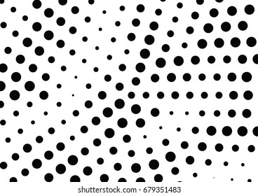 Abstract halftone dotted background. Futuristic grunge pattern, dot and circles.  Vector modern optical pop art texture for posters, sites, business cards, cover, postcards, labels, stickers layout.