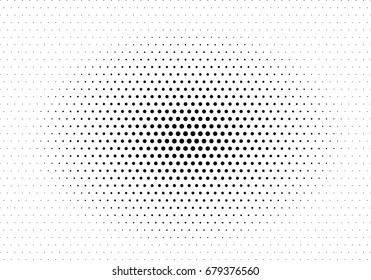 Abstract halftone dotted background. Futuristic grunge pattern, dot and circles.  Vector modern optical pop art texture for posters, sites, business cards, cover, postcards, labels, stickers layout.