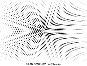 Abstract halftone dotted background. Futuristic grunge pattern, dot and circles.  Vector modern optical pop art texture for posters, sites, business cards, cover, postcards, labels, stickers layout.