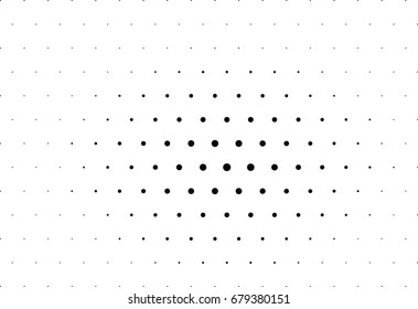 Abstract halftone dotted background. Futuristic grunge pattern, dot and circles.  Vector modern optical pop art texture for posters, sites, business cards, cover, postcards, labels, stickers layout.