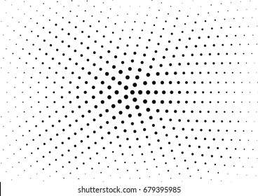 Abstract halftone dotted background. Futuristic grunge pattern, dot and circles.  Vector modern optical pop art texture for posters, sites, business cards, cover, postcards, labels, stickers layout.