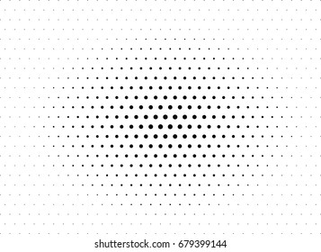 Abstract halftone dotted background. Futuristic grunge pattern, dot and circles.  Vector modern optical pop art texture for posters, sites, business cards, cover, postcards, labels, stickers layout.