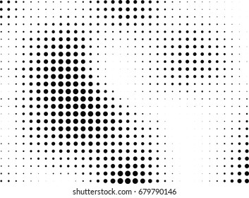 Abstract halftone dotted background. Futuristic grunge pattern, dot and circles.  Vector modern optical pop art texture for posters, sites, business cards, cover, postcards, labels, stickers layout.
