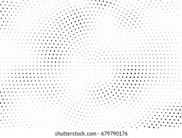 Abstract halftone dotted background. Futuristic grunge pattern, dot and circles.  Vector modern optical pop art texture for posters, sites, business cards, cover, postcards, labels, stickers layout.