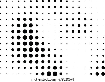Abstract halftone dotted background. Futuristic grunge pattern, dot and circles.  Vector modern optical pop art texture for posters, sites, business cards, cover, postcards, labels, stickers layout.