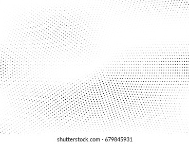 Abstract halftone dotted background. Futuristic grunge pattern, dot, circles.  Vector modern optical pop art texture for posters, sites, business cards, cover, labels mock-up, vintage stickers layout