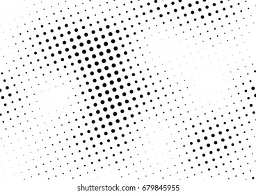 Abstract halftone dotted background. Futuristic grunge pattern, dot, circles.  Vector modern optical pop art texture for posters, sites, business cards, cover, labels mock-up, vintage stickers layout