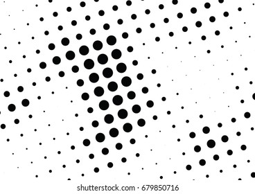 Abstract halftone dotted background. Futuristic grunge pattern, dot, circles.  Vector modern optical pop art texture for posters, sites, business cards, cover, labels mock-up, vintage stickers layout