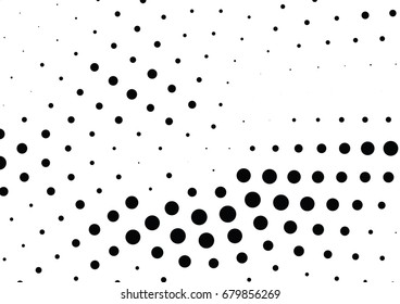 Abstract halftone dotted background. Futuristic grunge pattern, dot, circles.  Vector modern optical pop art texture for posters, sites, business cards, cover, labels mock-up, vintage stickers layout