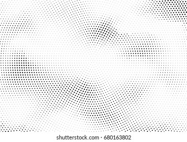 Abstract halftone dotted background. Futuristic grunge pattern, dot, circles.  Vector modern optical pop art texture for posters, sites, business cards, cover, labels mock-up, vintage stickers layout