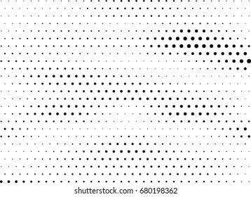 Abstract halftone dotted background. Futuristic grunge pattern, dot, circles.  Vector modern optical pop art texture for posters, sites, business cards, cover, labels mock-up, vintage stickers layout