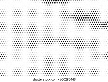 Abstract halftone dotted background. Futuristic grunge pattern, dot, circles.  Vector modern optical pop art texture for posters, sites, business cards, cover, labels mock-up, vintage stickers layout