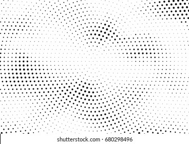 Abstract halftone dotted background. Futuristic grunge pattern, dot, circles.  Vector modern optical pop art texture for posters, sites, business cards, cover, labels mock-up, vintage stickers layout