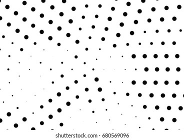 Abstract halftone dotted background. Futuristic grunge pattern, dot, circles.  Vector modern optical pop art texture for posters, sites, business cards, cover, labels mockup, vintage stickers layout