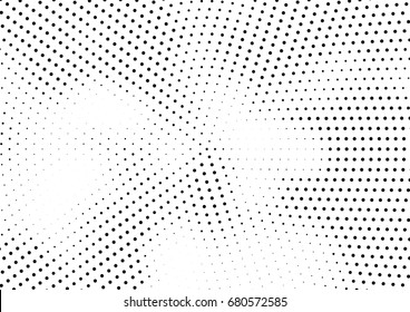 Abstract halftone dotted background. Futuristic grunge pattern, dot, circles.  Vector modern optical pop art texture for posters, sites, business cards, cover, labels mock-up, vintage stickers layout