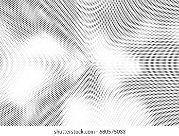 Abstract halftone dotted background. Futuristic grunge pattern, dot, circles.  Vector modern optical pop art texture for posters, sites, business cards, cover, labels mock-up, vintage stickers layout