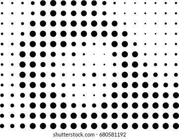 Abstract halftone dotted background. Futuristic grunge pattern, dot, circles.  Vector modern optical pop art texture for posters, sites, business cards, cover, labels mock-up, vintage stickers layout