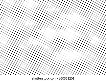 Abstract halftone dotted background. Futuristic grunge pattern, dot, circles.  Vector modern optical pop art texture for posters, sites, business cards, cover, labels mock-up, vintage stickers layout