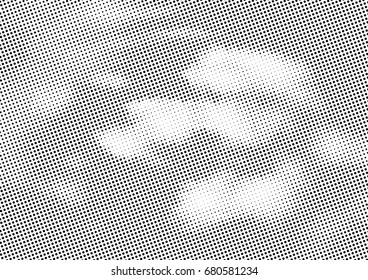 Abstract halftone dotted background. Futuristic grunge pattern, dot, circles.  Vector modern optical pop art texture for posters, sites, business cards, cover, labels mock-up, vintage stickers layout