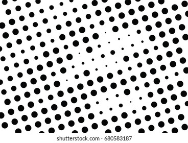 Abstract halftone dotted background. Futuristic grunge pattern, dot, circles.  Vector modern optical pop art texture for posters, sites, business cards, cover, labels mock-up, vintage stickers layout