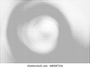 Abstract halftone dotted background. Futuristic grunge pattern, dot, circles.  Vector modern optical pop art texture for posters, sites, business cards, cover, labels mockup, vintage stickers layout