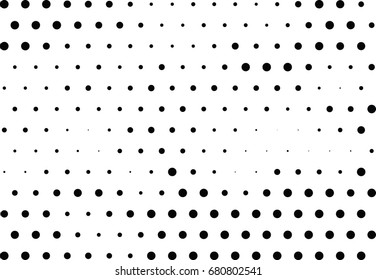 Abstract halftone dotted background. Futuristic grunge pattern, dot, circles.  Vector modern optical pop art texture for posters, sites, business cards, cover, labels mock-up, vintage stickers layout