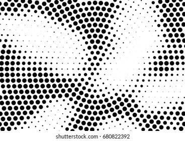 Abstract halftone dotted background. Futuristic grunge pattern, dot, circles.  Vector modern optical pop art texture for posters, sites, business cards, cover, labels mock-up, vintage stickers layout