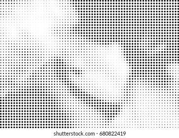 Abstract halftone dotted background. Futuristic grunge pattern, dot, circles.  Vector modern optical pop art texture for posters, sites, business cards, cover, labels mock-up, vintage stickers layout