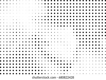 Abstract halftone dotted background. Futuristic grunge pattern, dot, circles.  Vector modern optical pop art texture for posters, sites, business cards, cover, labels mock-up, vintage stickers layout
