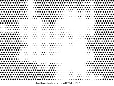 Abstract halftone dotted background. Futuristic grunge pattern, dot, circles.  Vector modern optical pop art texture for posters, sites, business cards, cover, labels mock-up, vintage stickers layout