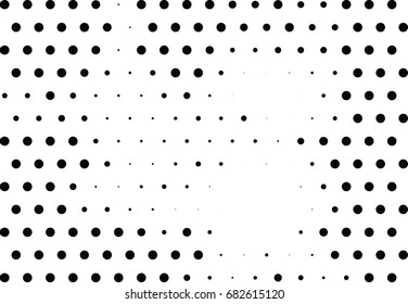Abstract halftone dotted background. Futuristic grunge pattern, dot, circles.  Vector modern optical pop art texture for posters, sites, business cards, cover, labels mock-up, vintage stickers layout