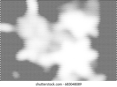 Abstract halftone dotted background. Futuristic grunge pattern, dot, circles.  Vector modern optical pop art texture for posters, sites, business cards, cover, labels mock-up, vintage stickers layout