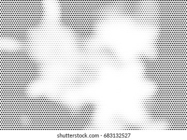 Abstract halftone dotted background. Futuristic grunge pattern, dot, circles.  Vector modern optical pop art texture for posters, sites, business cards, cover, labels mock-up, vintage stickers layout