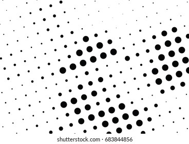 Abstract halftone dotted background. Futuristic grunge pattern, dot, circles.  Vector modern optical pop art texture for posters, sites, business cards, cover, labels mockup, vintage stickers layout