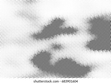 Abstract halftone dotted background. Futuristic grunge pattern, dot, circles.  Vector modern optical pop art texture for posters, sites, business cards, cover, labels mockup, vintage stickers layout