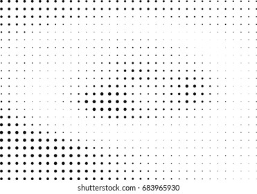 Abstract halftone dotted background. Futuristic grunge pattern, dot, circles.  Vector modern optical pop art texture for posters, sites, business cards, cover, labels mock-up, vintage stickers layout