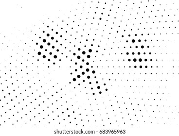 Abstract halftone dotted background. Futuristic grunge pattern, dot, circles.  Vector modern optical pop art texture for posters, sites, business cards, cover, labels mock-up, vintage stickers layout