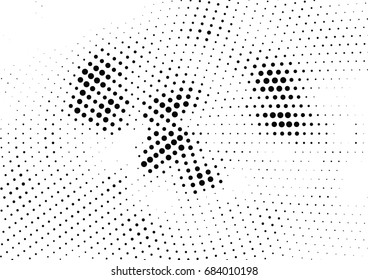 Abstract halftone dotted background. Futuristic grunge pattern, dot, circles.  Vector modern optical pop art texture for posters, sites, business cards, cover, labels mock-up, vintage stickers layout