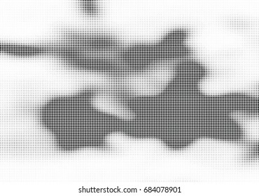 Abstract halftone dotted background. Futuristic grunge pattern, dot, circles.  Vector modern optical pop art texture for posters, sites, business cards, cover, labels mock-up, vintage stickers layout