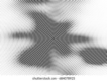Abstract halftone dotted background. Futuristic grunge pattern, dot, circles.  Vector modern optical pop art texture for posters, sites, business cards, cover, labels mock-up, vintage stickers layout