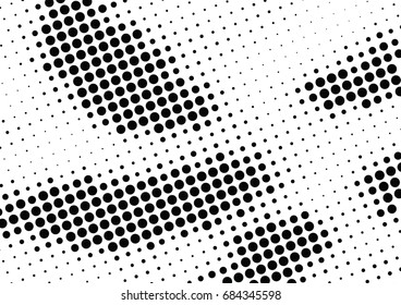 Abstract halftone dotted background. Futuristic grunge pattern, dot, circles.  Vector modern optical pop art texture for posters, sites, business cards, cover, labels mock-up, vintage stickers layout