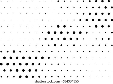 Abstract halftone dotted background. Futuristic grunge pattern, dot, circles.  Vector modern optical pop art texture for posters, sites, business cards, cover, labels mock-up, vintage stickers layout
