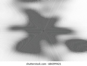 Abstract halftone dotted background. Futuristic grunge pattern, dot, circles.  Vector modern optical pop art texture for posters, sites, business cards, cover, labels mock-up, vintage stickers layout