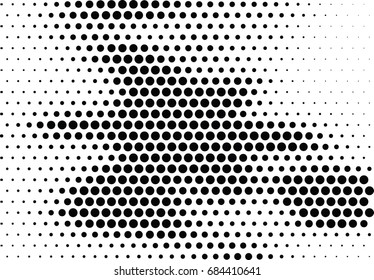 Abstract halftone dotted background. Futuristic grunge pattern, dot, circles.  Vector modern optical pop art texture for posters, sites, business cards, cover, labels mock-up, vintage stickers layout