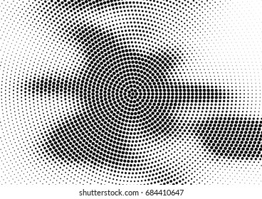 Abstract halftone dotted background. Futuristic grunge pattern, dot, circles.  Vector modern optical pop art texture for posters, sites, business cards, cover, labels mock-up, vintage stickers layout