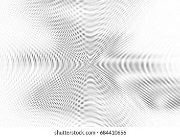 Abstract halftone dotted background. Futuristic grunge pattern, dot, circles.  Vector modern optical pop art texture for posters, sites, business cards, cover, labels mock-up, vintage stickers layout