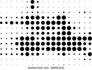 Abstract halftone dotted background. Futuristic grunge pattern, dot, circles.  Vector modern optical pop art texture for posters, sites, business cards, cover, labels mock-up, vintage stickers layout