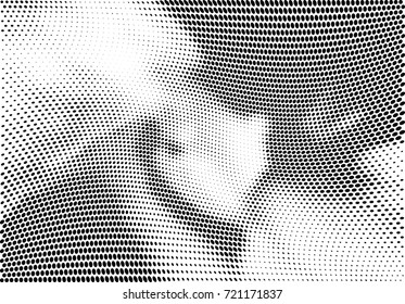 Abstract halftone dotted background. Futuristic grunge pattern, dot and circles.  Vector modern optical pop art texture for posters, sites, business cards, cover, postcards, labels, stickers layout.