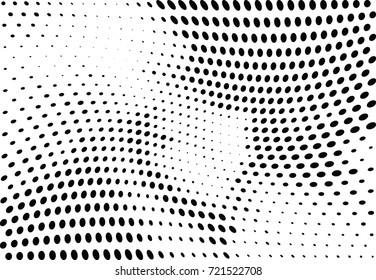 Abstract halftone dotted background. Futuristic grunge pattern, dot and circles.  Vector modern optical pop art texture for posters, sites, business cards, cover, postcards, labels, stickers layout.