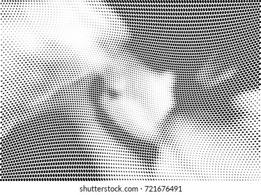 Abstract halftone dotted background. Futuristic grunge pattern, dot and circles.  Vector modern optical pop art texture for posters, sites, business cards, cover, postcards, labels, stickers layout.